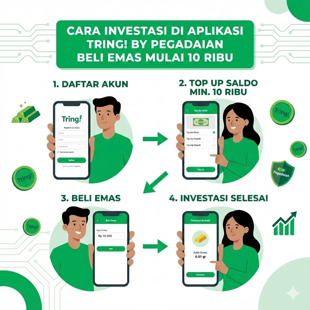 Cara Beli Emas Top Up Tabungan Di Tring