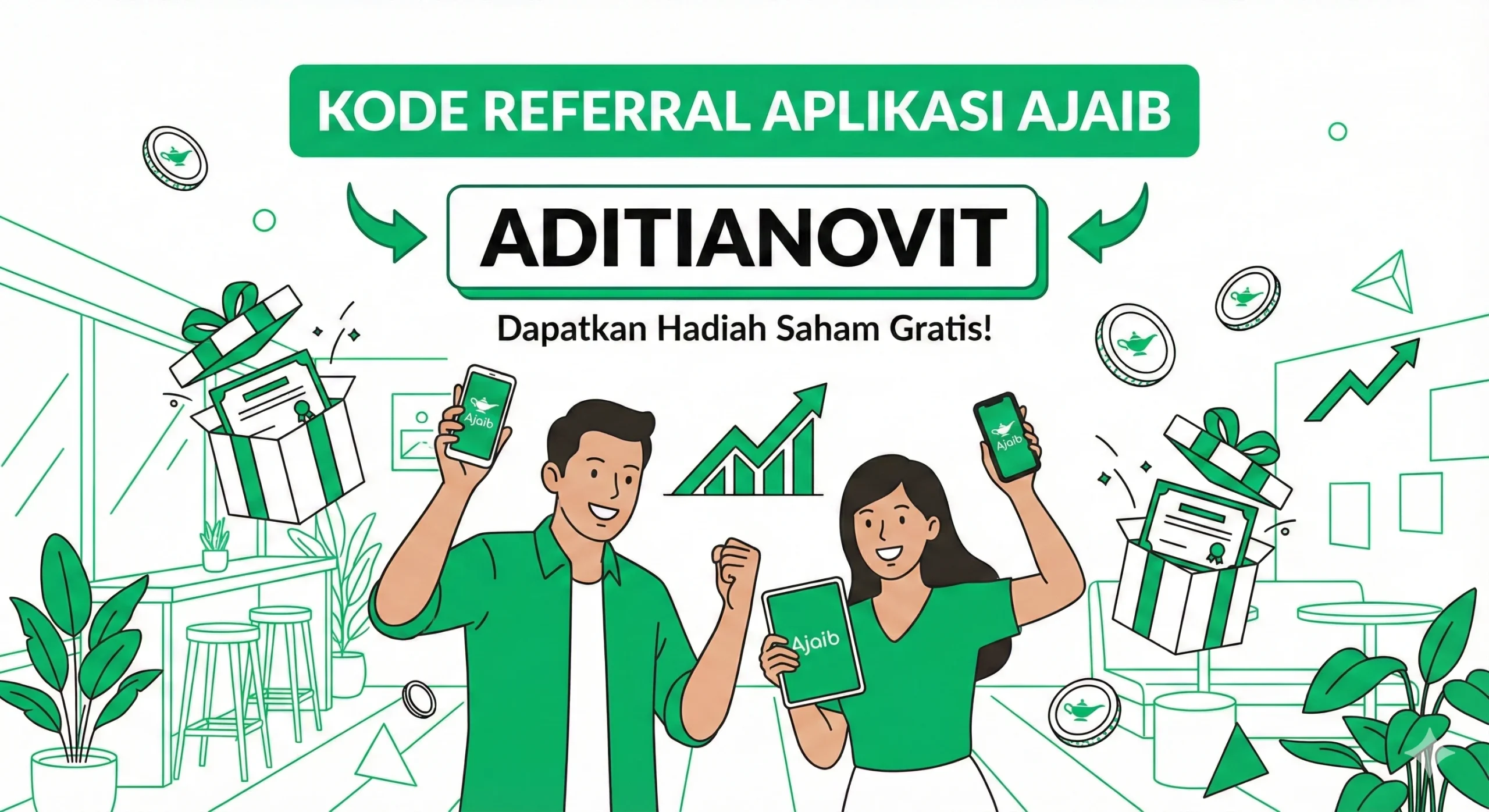 Kode Referral Aplikasi Ajaib Aditia Novit