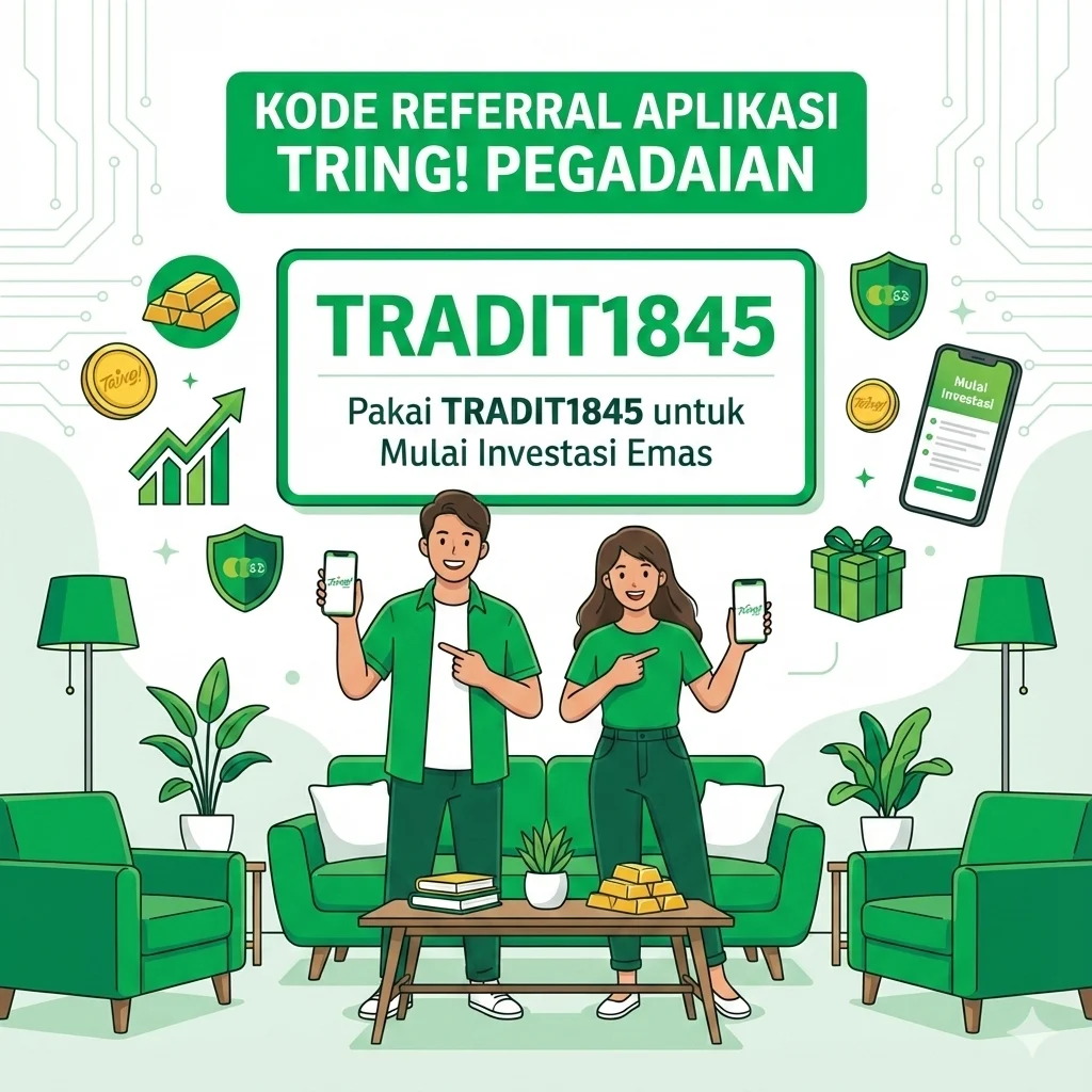 Kode Referral Aplikasi Tring Pegadaian Tradit1845