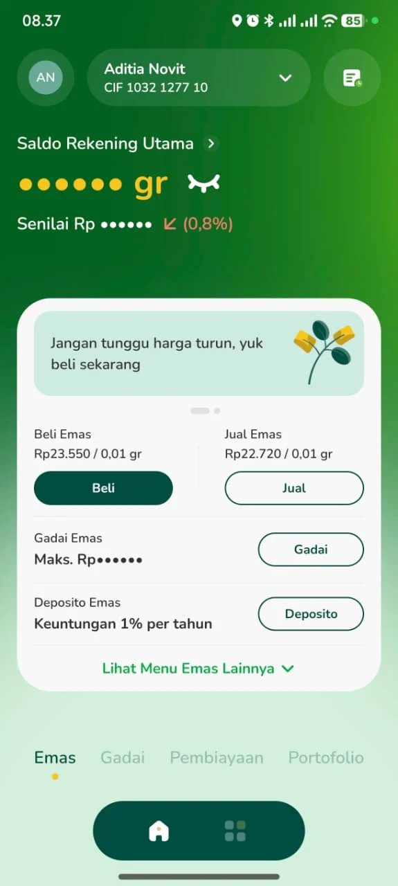 Review Aplikasi Tring Pegadaian Digital Tampilan Ui Ux Jauh Lebih Segar 2