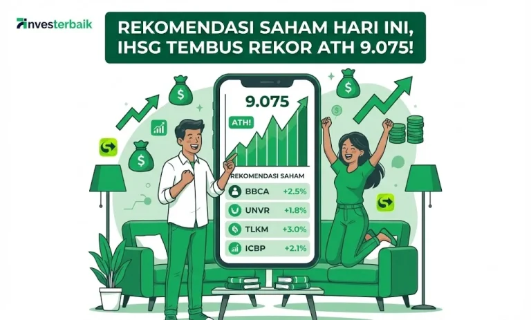 Rekomendasi Saham Hari Ini, IHSG Tembus Rekor ATH 9.075!