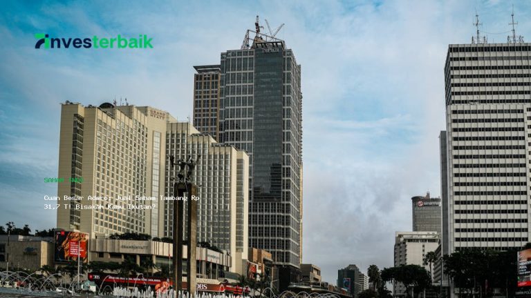 Cuan Besar Adaro: Jual Saham Tambang Rp 31,7 T! Bisakah Kamu Ikutan?