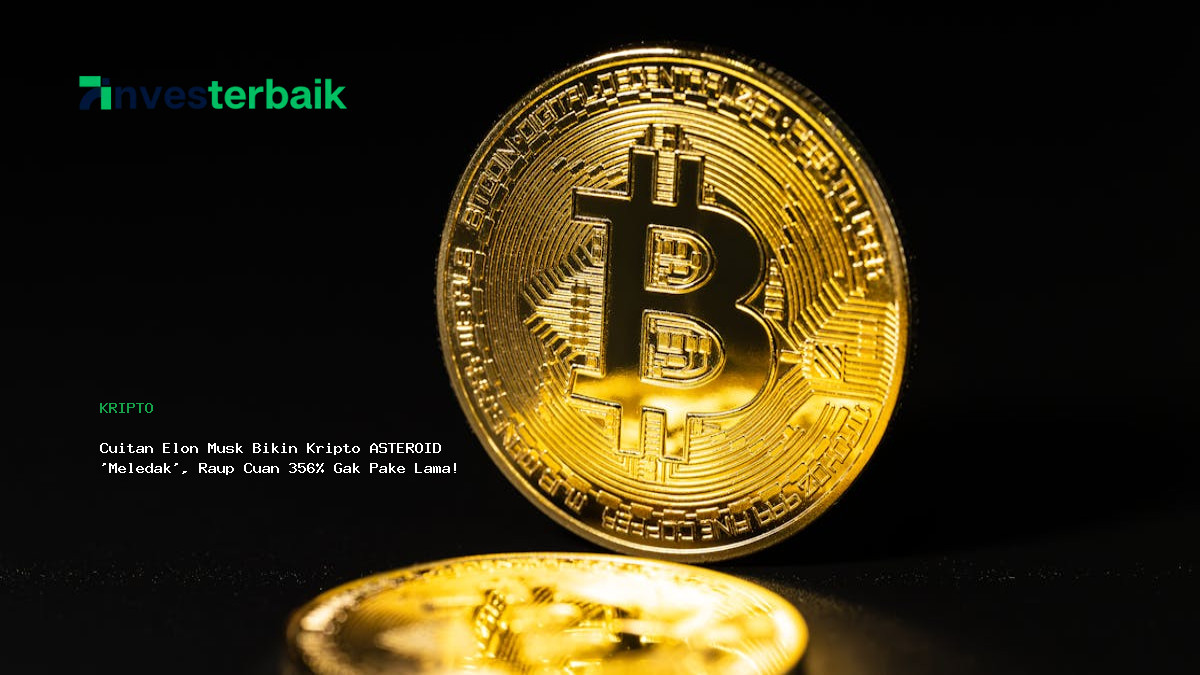 Cuitan Elon Musk Bikin Kripto Asteroid  Meledak   Raup Cuan 356  Gak Pake Lama