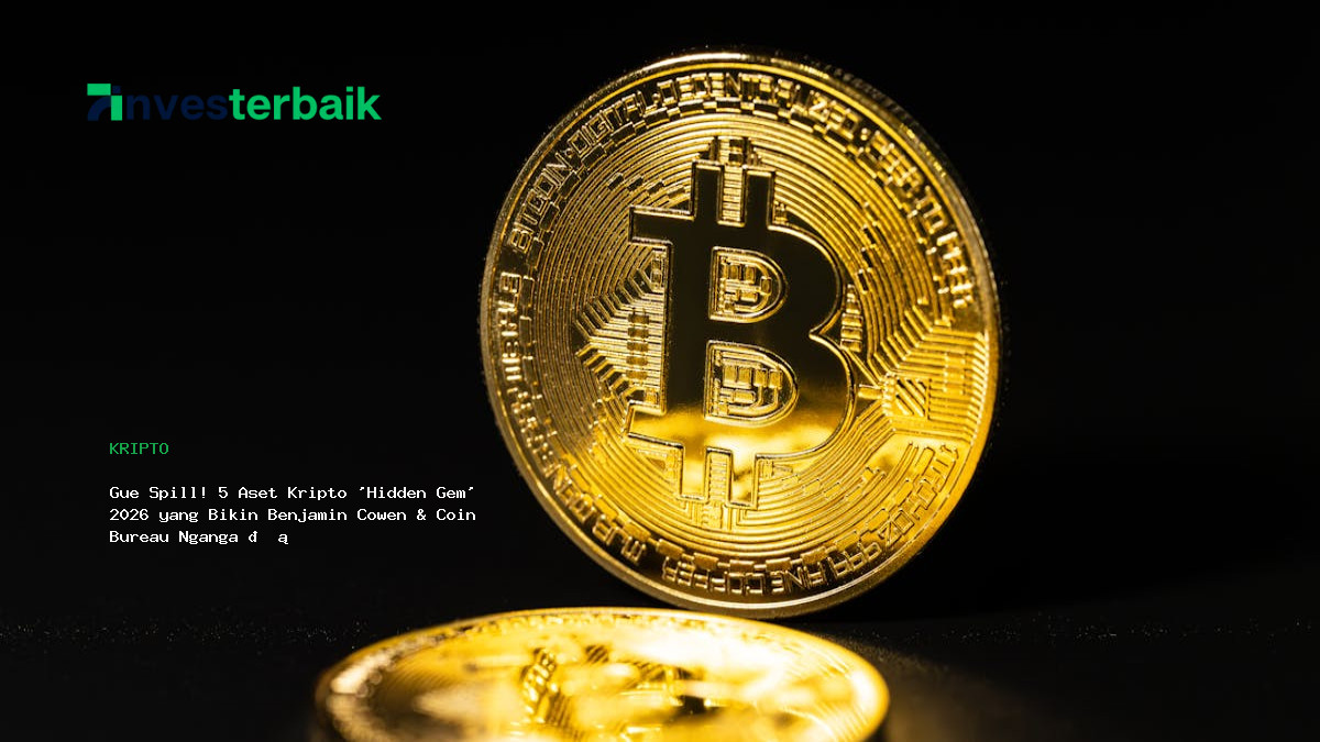 Gue Spill  5 Aset Kripto  Hidden Gem  2026 Yang Bikin Benjamin Cowen  Amp  Coin Bureau Nganga