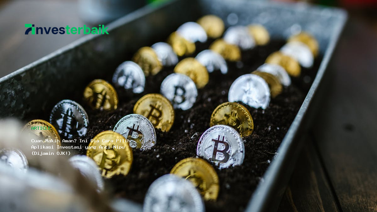 Cuan Makin Aman  Ini Dia Cara Pilih Aplikasi Investasi Yang Anti Nipu  Dijamin Ojk